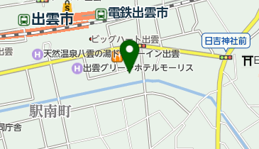出雲地区プロパンガス供給事業協同組合の地図画像