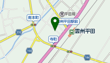 ひらた美容院の地図画像