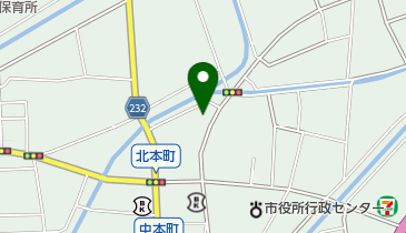原クリーニング店の地図画像