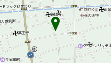 布野靴店の地図画像
