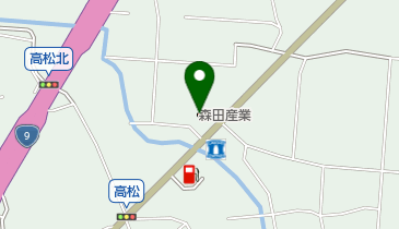 森田産業株式会社の地図画像