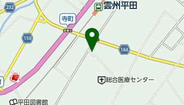 たかた化粧品店の地図画像