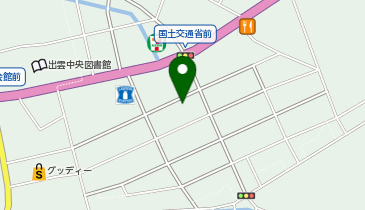 メナード化粧品島根中央販社の地図画像