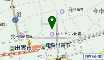 岩成酒店の地図画像