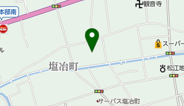 カワバタ自転車店の地図画像