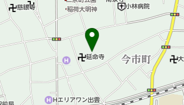 西楽寺の地図画像
