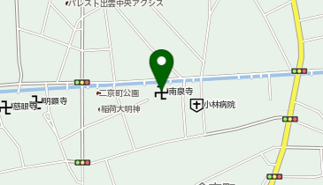 南泉寺の地図画像