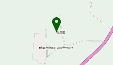 光風園の地図画像
