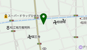 横山青果店の地図画像