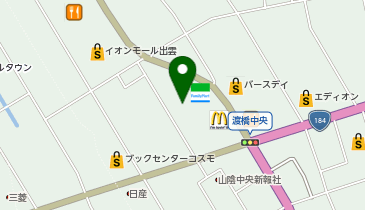 アリオン 浜山通り店の地図画像