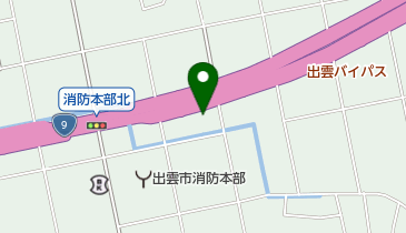 出雲児童相談所の地図画像