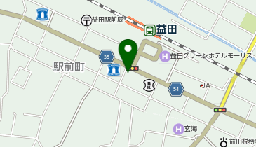 津田商店学生服・作業服の店の地図画像