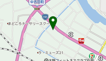 のがみ化粧品店の地図画像