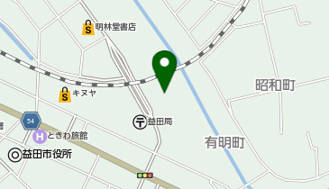 ホリデー車検益田の地図画像