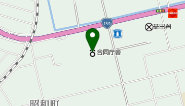 島根県益田合同庁舎 総合案内窓口の地図画像