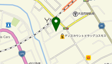 たかの理容の地図画像