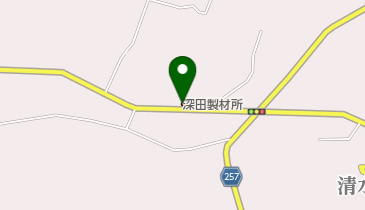 有限会社深田製材所の地図画像