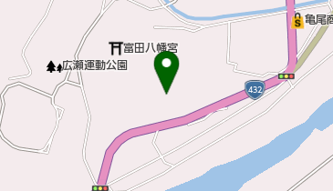 八幡焼窯元の地図画像