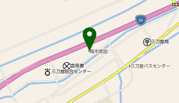 梅木建設株式会社の地図画像