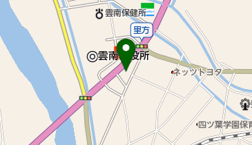 有限会社雲南鈑金自動車の地図画像