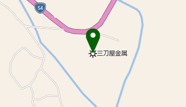 三刀屋金属株式会社の地図画像