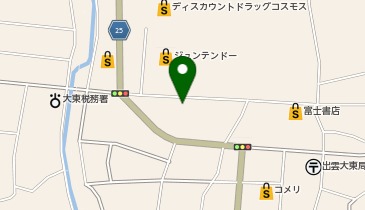 社団法人雲南市シルバー人材センター 大東支部の地図画像