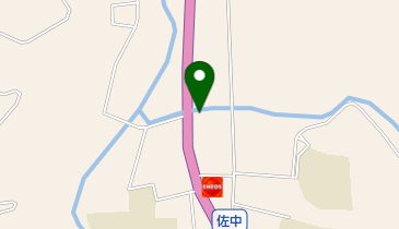 狭長神社の地図画像