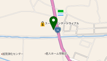 雲南道路サービス株式会社の地図画像