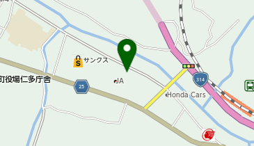 奥出雲町 カルチャープラザ仁多の地図画像