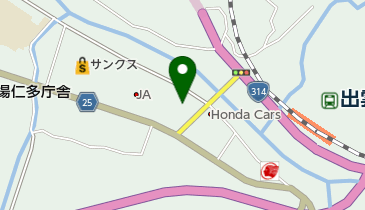 奥出雲町 中央公民館の地図画像