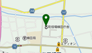 奥出雲町 横田公民館の地図画像