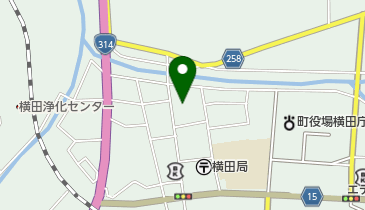 日本基督教団横田相愛教会の地図画像