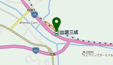 仁多特産市の地図画像