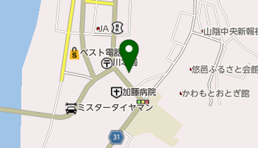会下食料品店の地図画像