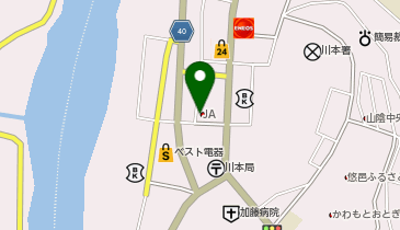 Aコープ川本生活センター本店の地図画像