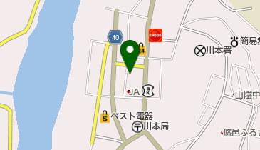 美容室セラビの地図画像