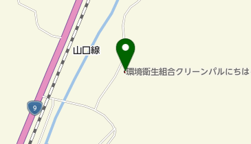 鹿足郡事務組合クリーンパルにちはらの地図画像
