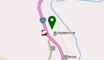 吉賀町商工会柿木支所の地図画像