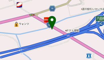 六日市タクシーの地図画像