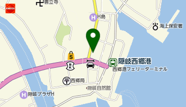 まつの生花店の地図画像