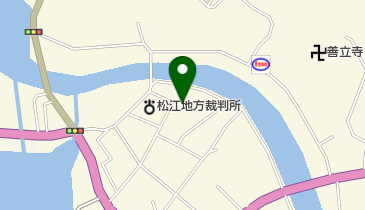 松江地方検察庁西郷支部の地図画像