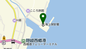 隠岐海上保安署の地図画像