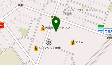 スポーツクラブENJOY 岡南の地図画像