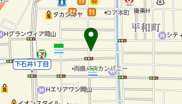 岡山航空サービス株式会社の地図画像