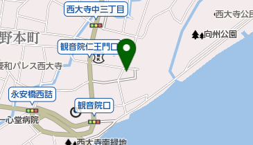 西大寺玩具の地図画像