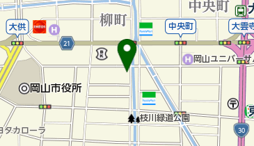 平和実業の地図画像