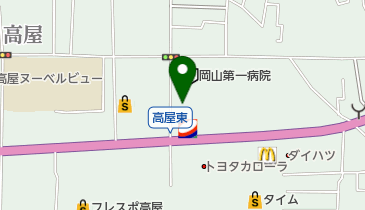 岡山市立 東公民館の地図画像