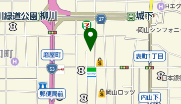 財団法人岡山YMCAの地図画像