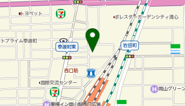 安全消毒のヨリミツ治療塾の地図画像