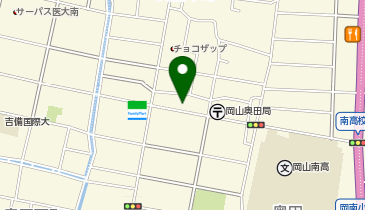 整体健康壱番館岡山の地図画像